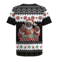 South Africa Christmas Rugby Jersey Hip Hop Santa Claus LT05 - Wonder Print Shop