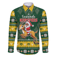 South Africa Christmas Family Matching Summer Maxi Dress and Hawaiian Shirt Funny Santa Riding Springbok LT05 - Wonder Print Shop