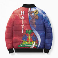 Haiti Independence Day Bomber Puffer Jacket The First Black Independent Nation - Wonder Print Shop