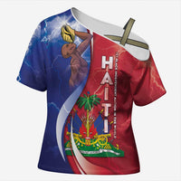 Haiti Independence Day Cross Shoulder Shirt The First Black Independent Nation - Wonder Print Shop