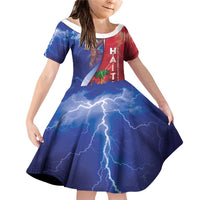 Haiti Independence Day Family Matching Off Shoulder Short Dress and Hawaiian Shirt The First Black Independent Nation - Wonder Print Shop