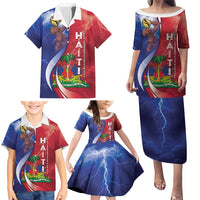 Haiti Independence Day Family Matching Puletasi and Hawaiian Shirt The First Black Independent Nation - Wonder Print Shop