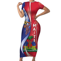 Haiti Independence Day Family Matching Short Sleeve Bodycon Dress and Hawaiian Shirt The First Black Independent Nation - Wonder Print Shop