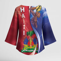 Haiti Independence Day Kimono Sleeve Blouse The First Black Independent Nation - Wonder Print Shop
