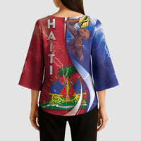 Haiti Independence Day Kimono Sleeve Blouse The First Black Independent Nation - Wonder Print Shop