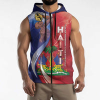 Haiti Independence Day Sleeveless Zip Hoodie The First Black Independent Nation - Wonder Print Shop