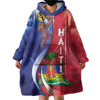 Haiti Independence Day Wearable Blanket Hoodie The First Black Independent Nation - Wonder Print Shop