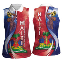Haiti Independence Day Women Sleeveless Polo Shirt The First Black Independent Nation - Wonder Print Shop