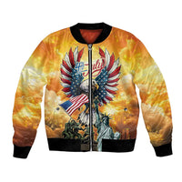 United States Fourth Of July Bomber Jacket Happy Independence Day