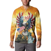 United States Fourth Of July Button Sweatshirt Happy Independence Day