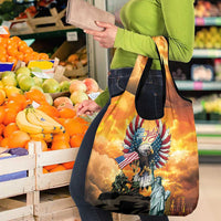 United States Fourth Of July Grocery Bag Happy Independence Day