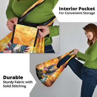 United States Fourth Of July Grocery Bag Happy Independence Day