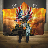 United States Fourth Of July Hooded Blanket Happy Independence Day