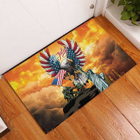 United States Fourth Of July Rubber Doormat Happy Independence Day