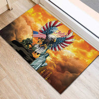 United States Fourth Of July Rubber Doormat Happy Independence Day