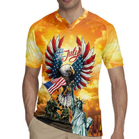 United States Fourth Of July Rugby Jersey Happy Independence Day