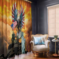 United States Fourth Of July Window Curtain Happy Independence Day