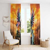 United States Fourth Of July Window Curtain Happy Independence Day