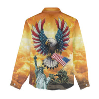 United States Fourth Of July Women Casual Shirt Happy Independence Day