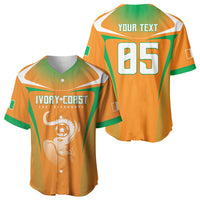 Custom Ivory Coast Football 2026 Baseball Jersey Go Les Elephants