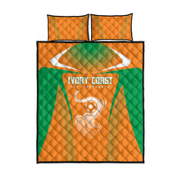 Ivory Coast Football 2026 Quilt Bed Set Go Les Elephants