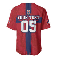 Custom Norge Football 2026 Baseball Jersey Row For Glory