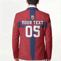 Custom Norge Football 2026 Blazer Row For Glory