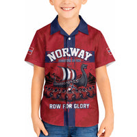 Custom Norge Football 2026 Hawaiian Shirt Row For Glory