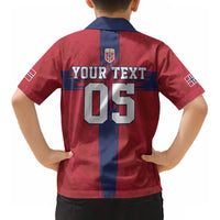 Custom Norge Football 2026 Kid Hawaiian Shirt Row For Glory LT05