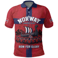 Custom Norge Football 2026 Polo Shirt Row For Glory