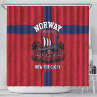 Norge Football 2026 Shower Curtain Row For Glory