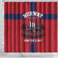 Norge Football 2026 Shower Curtain Row For Glory