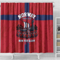 Norge Football 2026 Shower Curtain Row For Glory