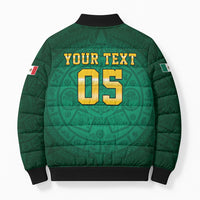 Custom Mexican Soccer 2026 Bomber Puffer Jacket Viva Mexico