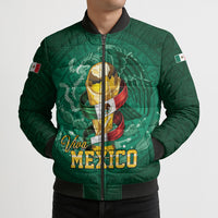 Custom Mexican Soccer 2026 Bomber Puffer Jacket Viva Mexico