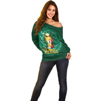 Custom Mexican Soccer 2026 Off Shoulder Sweater Viva Mexico