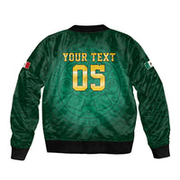 Custom Mexican Soccer 2026 Sleeve Zip Bomber Jacket Viva Mexico