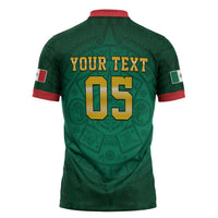 Custom Mexican Soccer 2026 Zipper Polo Shirt Viva Mexico