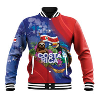 Costa Rica Independence Day Baseball Jacket 204 Years Of Freedom - Wonder Print Shop
