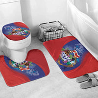 Costa Rica Independence Day Bathroom Set 204 Years Of Freedom - Wonder Print Shop