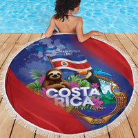 Costa Rica Independence Day Beach Blanket 204 Years Of Freedom - Wonder Print Shop