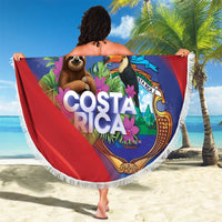 Costa Rica Independence Day Beach Blanket 204 Years Of Freedom - Wonder Print Shop