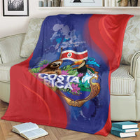 Costa Rica Independence Day Blanket 204 Years Of Freedom - Wonder Print Shop
