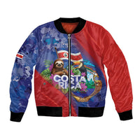 Costa Rica Independence Day Bomber Jacket 204 Years Of Freedom - Wonder Print Shop