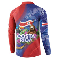 Costa Rica Independence Day Button Sweatshirt 204 Years Of Freedom - Wonder Print Shop