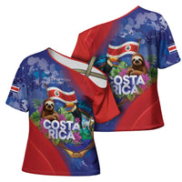 Costa Rica Independence Day Cross Shoulder Shirt 204 Years Of Freedom - Wonder Print Shop