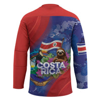 Costa Rica Independence Day Hockey Jersey 204 Years Of Freedom - Wonder Print Shop