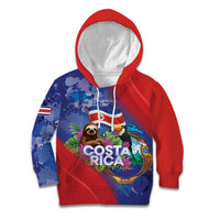 Costa Rica Independence Day Kid Hoodie 204 Years Of Freedom - Wonder Print Shop