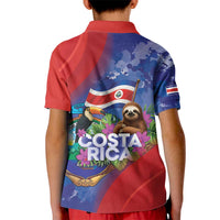 Costa Rica Independence Day Kid Polo Shirt 204 Years Of Freedom - Wonder Print Shop