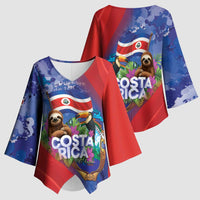Costa Rica Independence Day Kimono Sleeve Blouse 204 Years Of Freedom - Wonder Print Shop